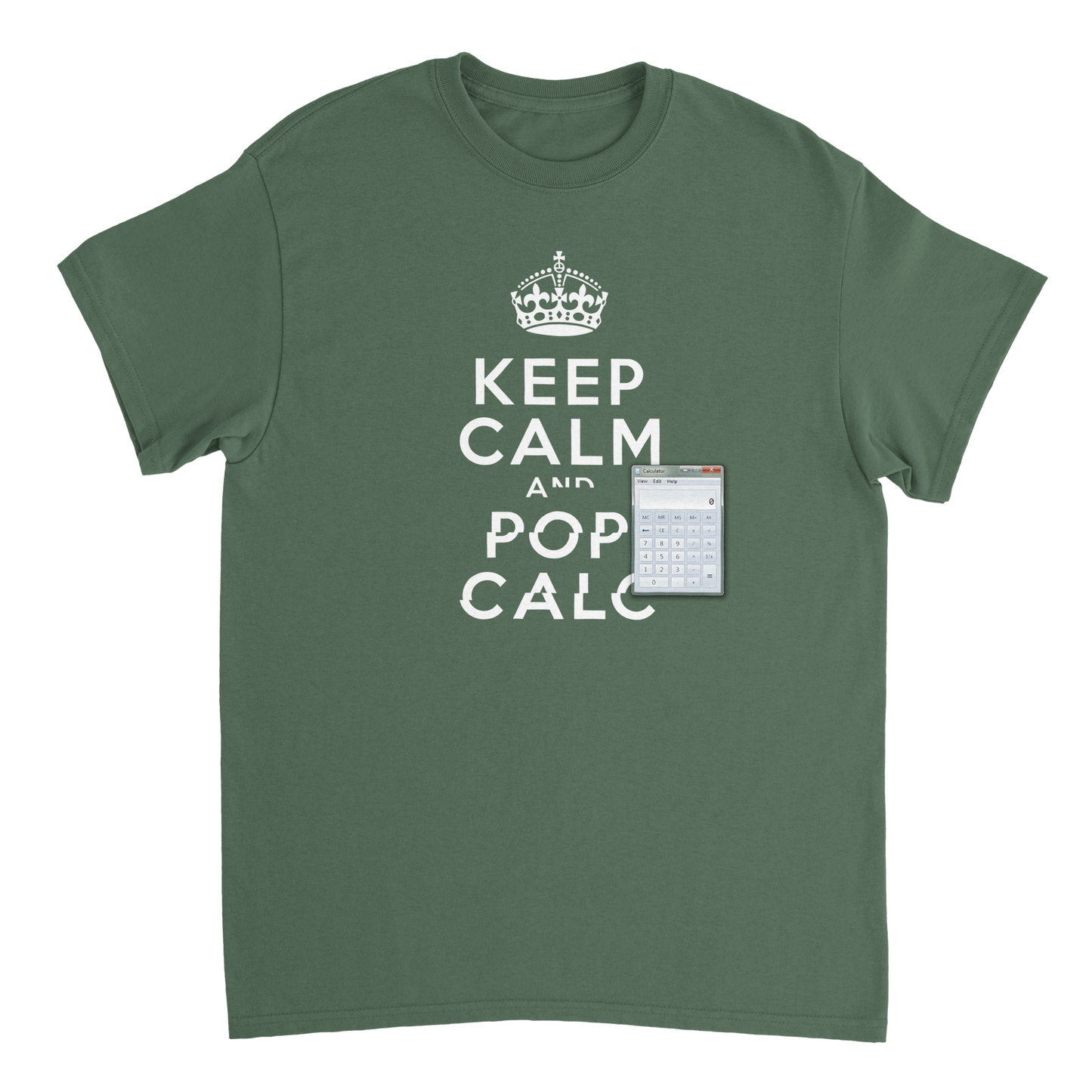 Keep Calm and Pop Calc Unisex T-Shirt