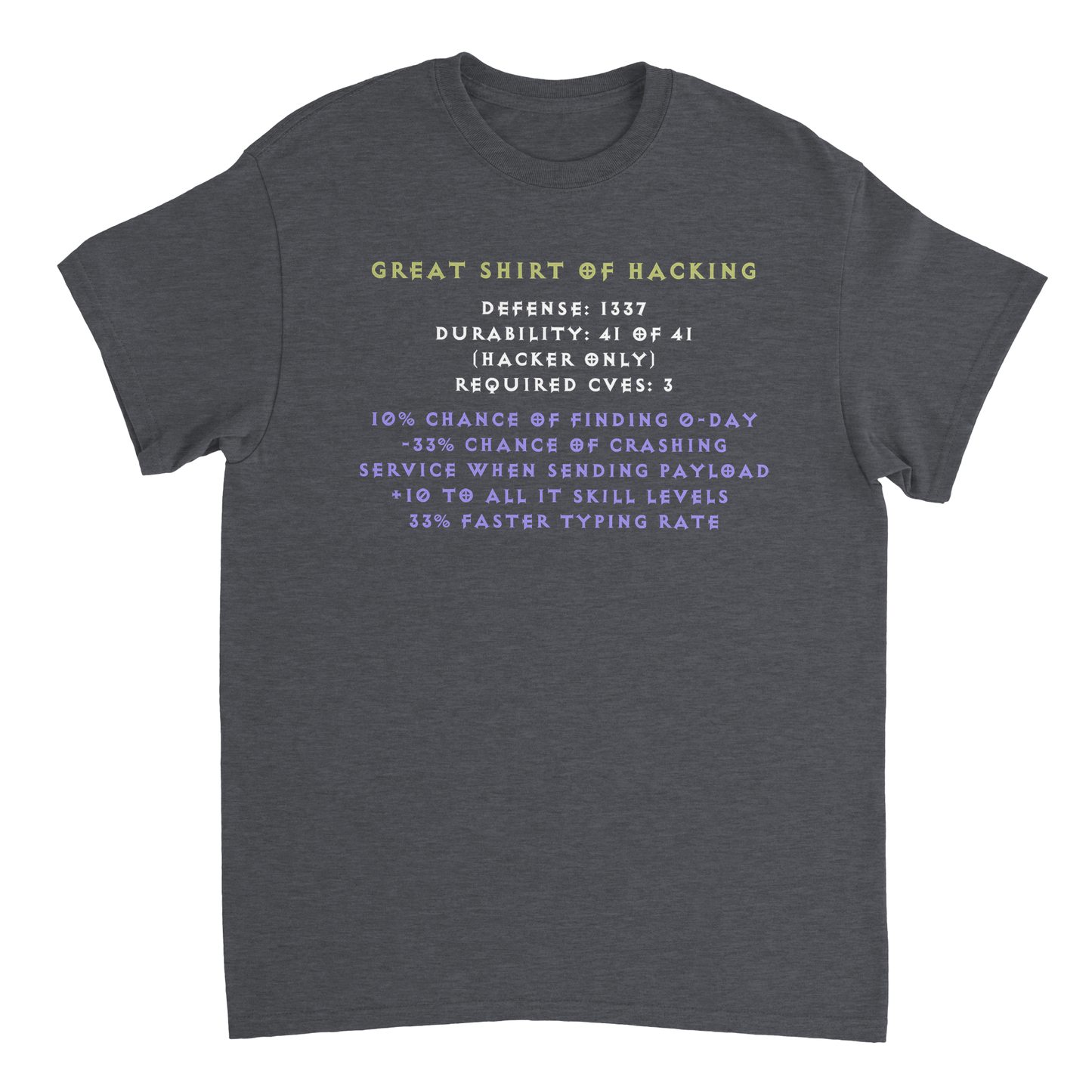 Great shirt of hacking Unisex T-Shirt
