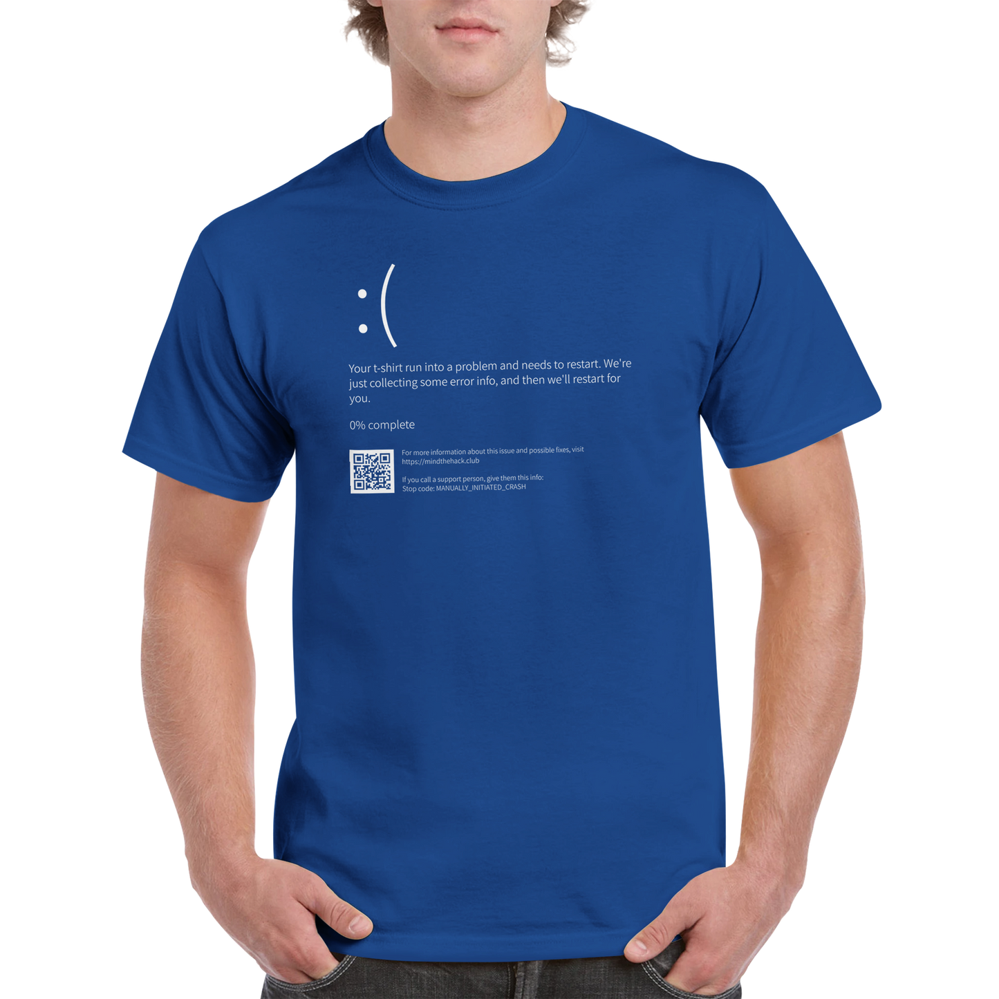 Blue Screen of Death (BSOD) Unisex T-Shirt