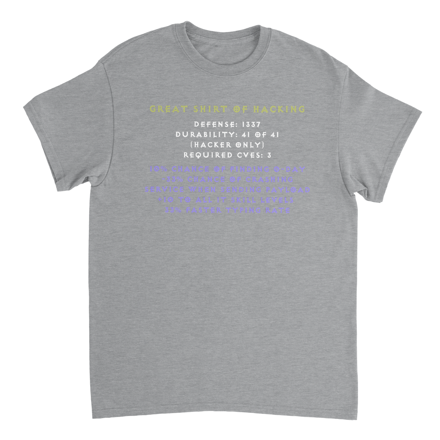 Tolles Hacking-Unisex-T-Shirt