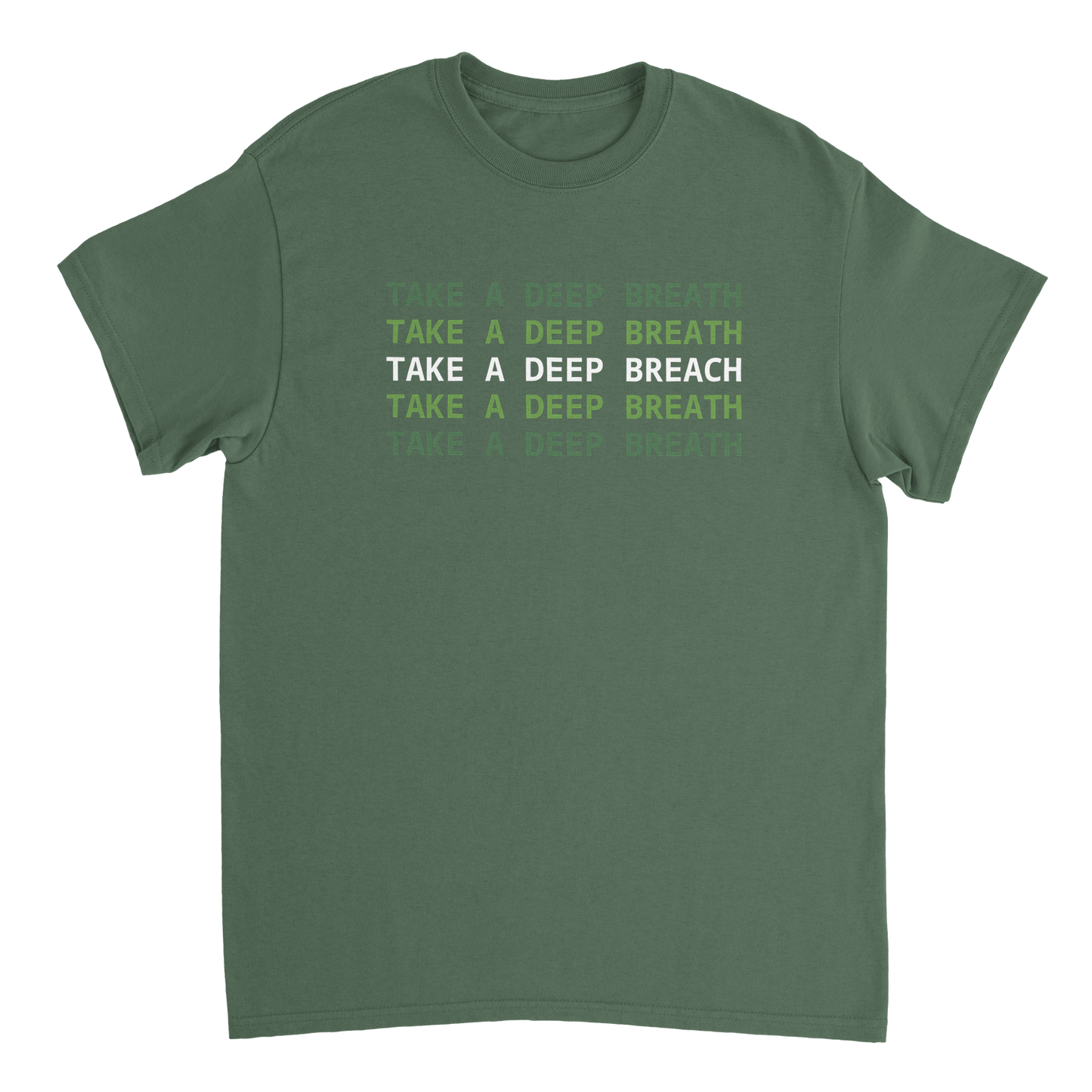 Relax. Take a deep breach. Unisex T-Shirt