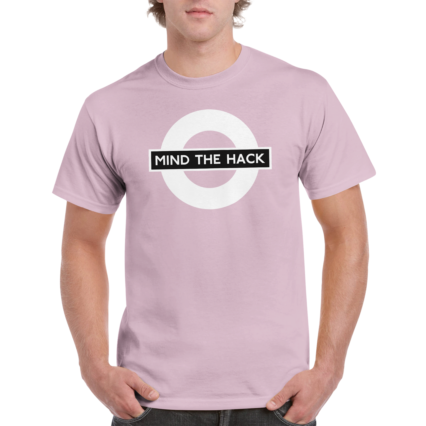 Mind The Hack (white) Unisex T-Shirt